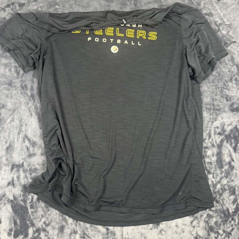 NFL Pittsburgh Steelers T-Shirt Mens XL Gray Short Sleeve Graphic Tee 3757